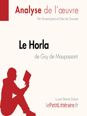 cover image of Le Horla de Guy de Maupassant (Analyse de l'oeuvre)
